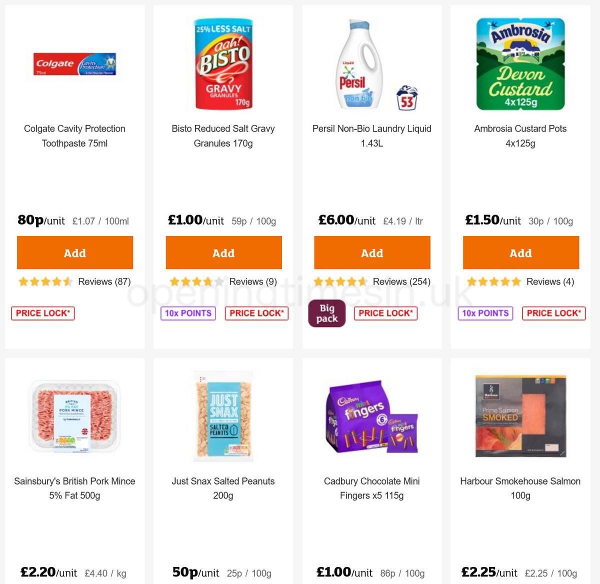 Sainsbury's Offers from 11 December