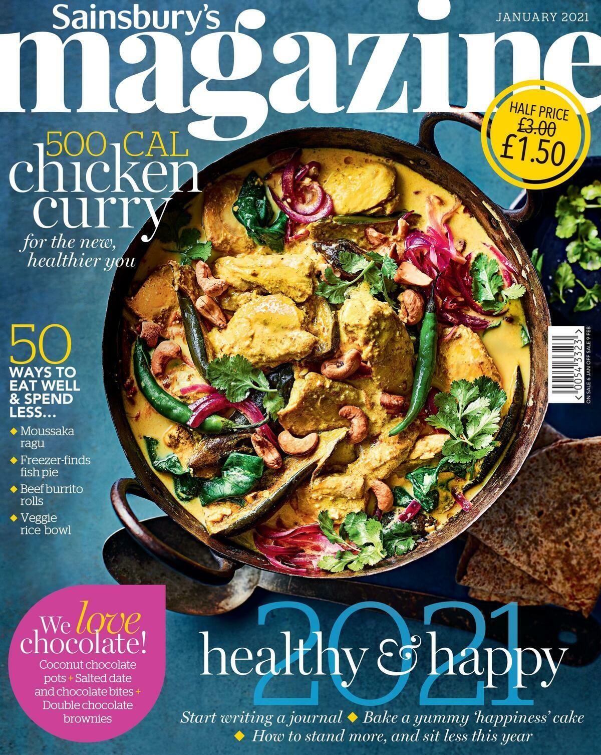 Sainsbury's Magazine January Offers from 6 January