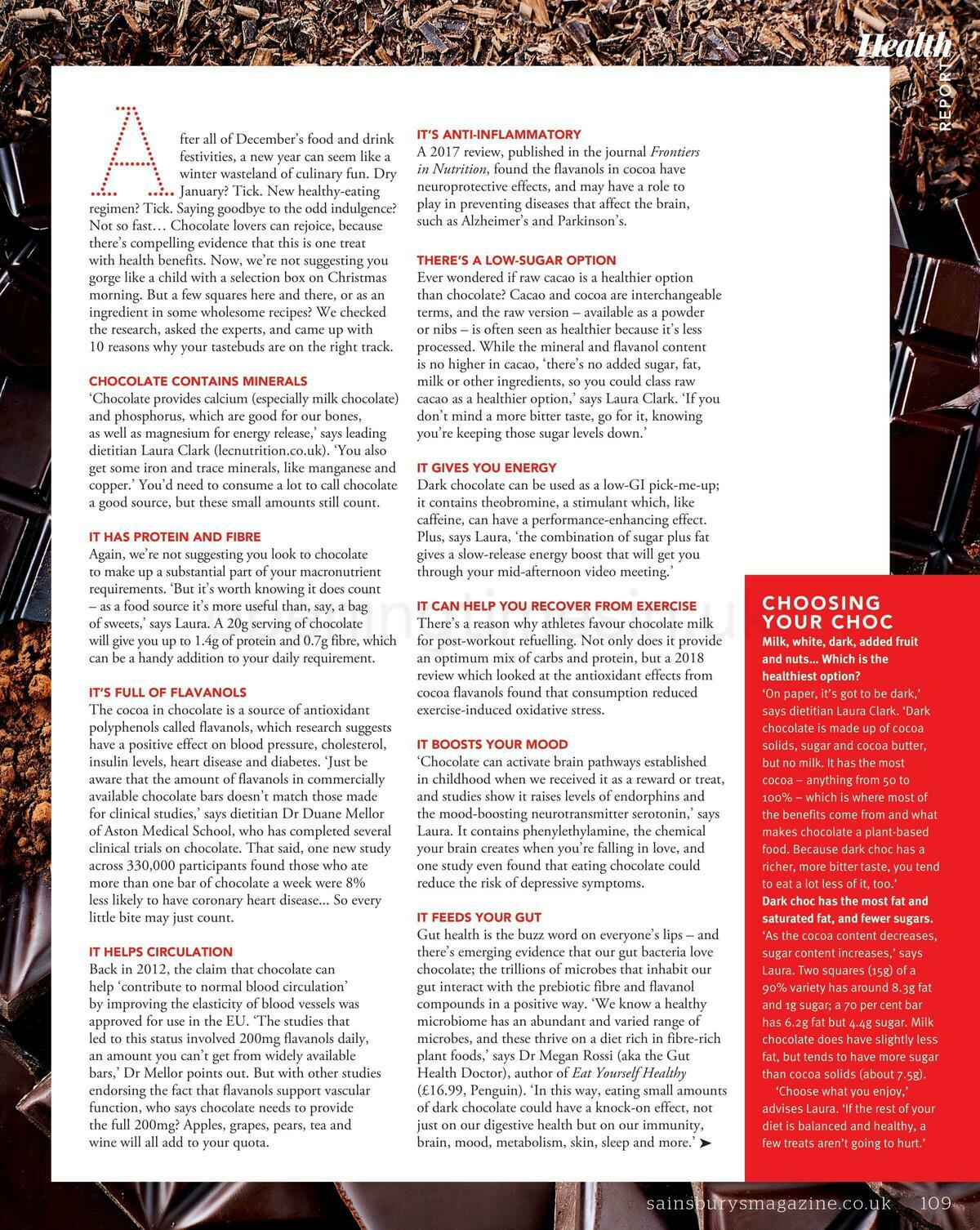 Sainsbury's Magazine January Offers from 6 January