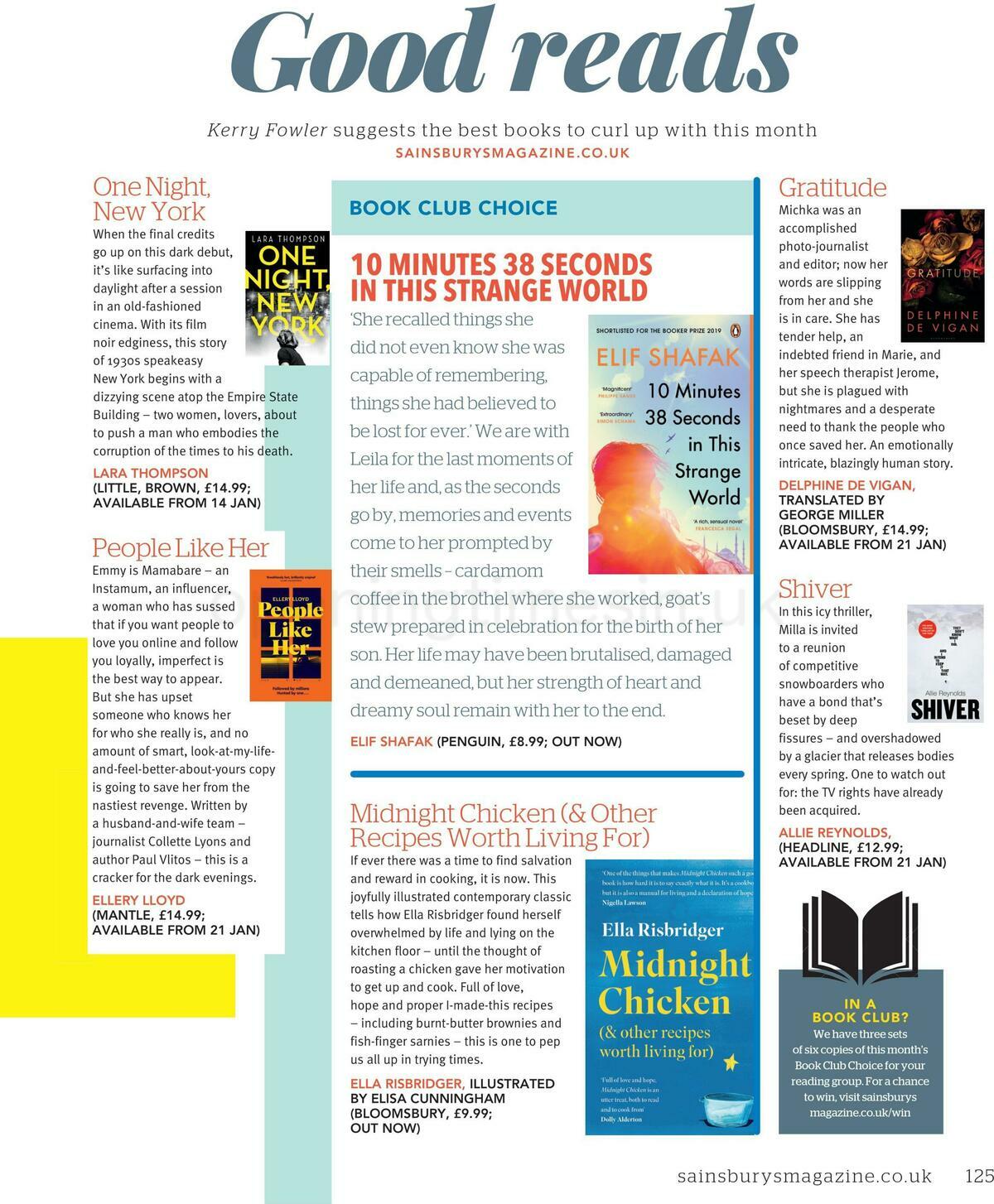 Sainsbury's Magazine January Offers from 6 January