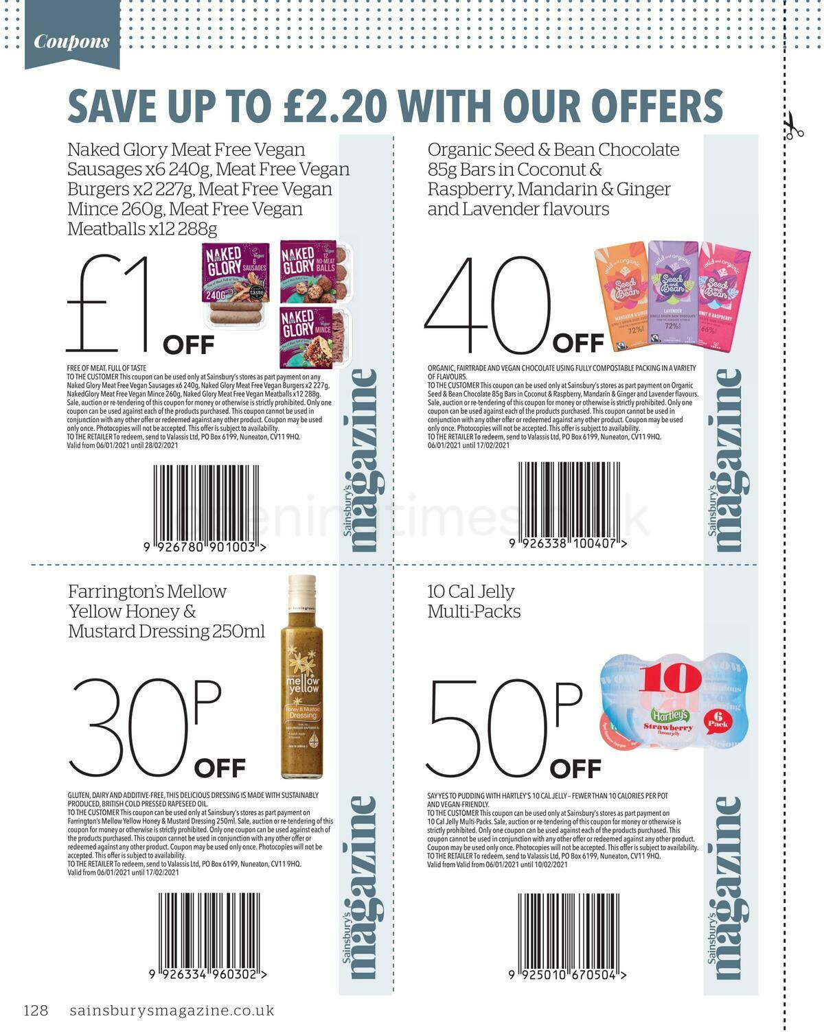 Sainsbury's Magazine January Offers from 6 January