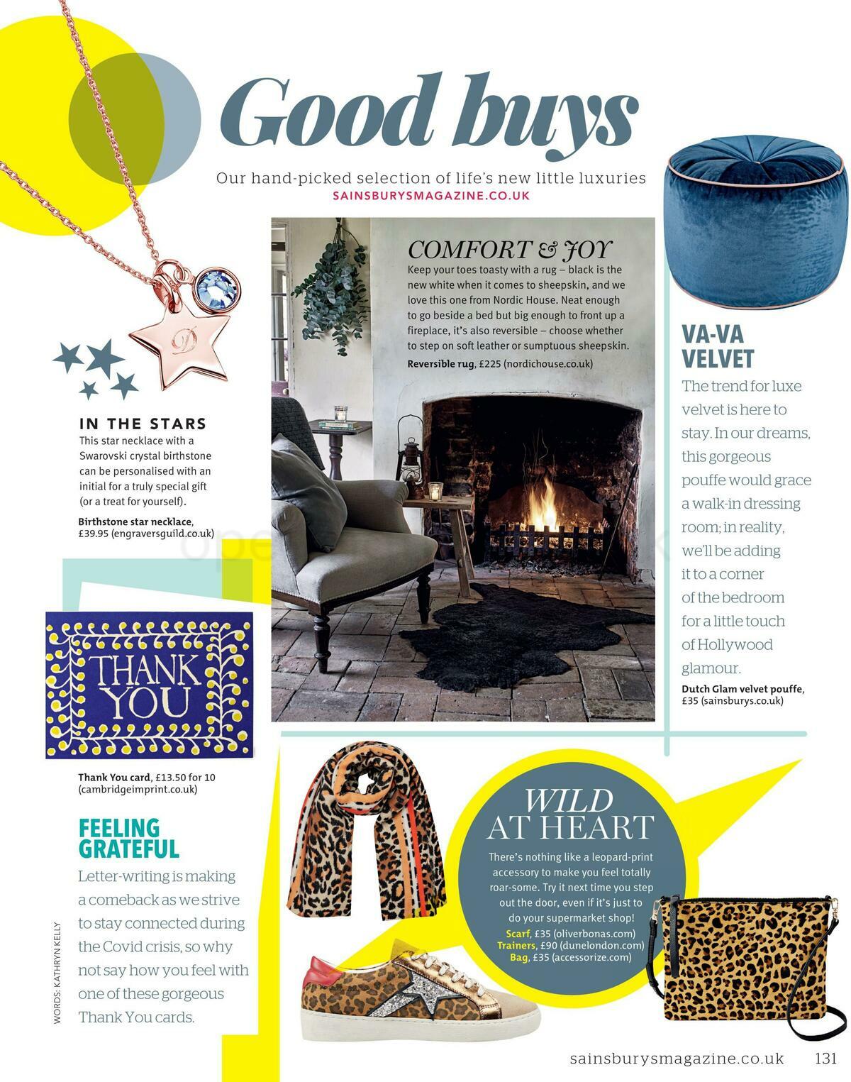 Sainsbury's Magazine January Offers from 6 January