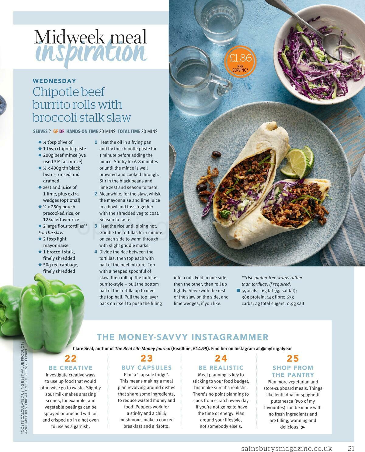 Sainsbury's Magazine January Offers from 6 January