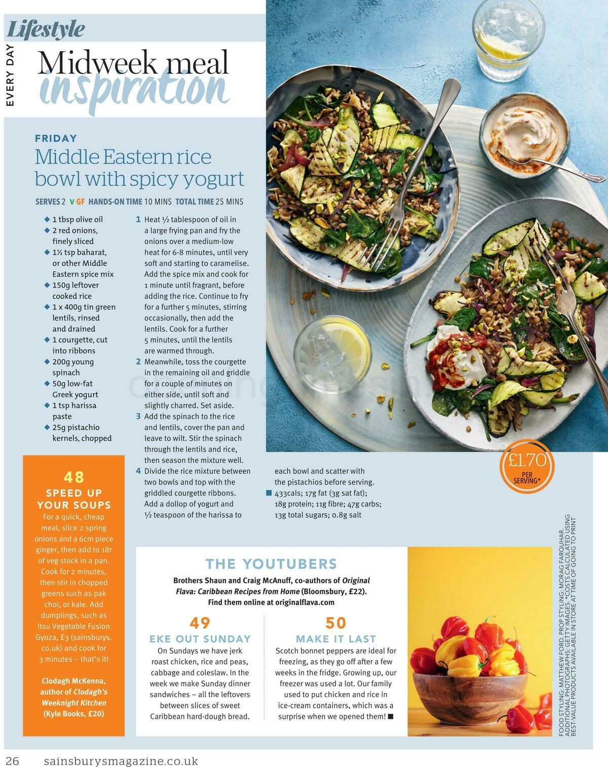 Sainsbury's Magazine January Offers from 6 January