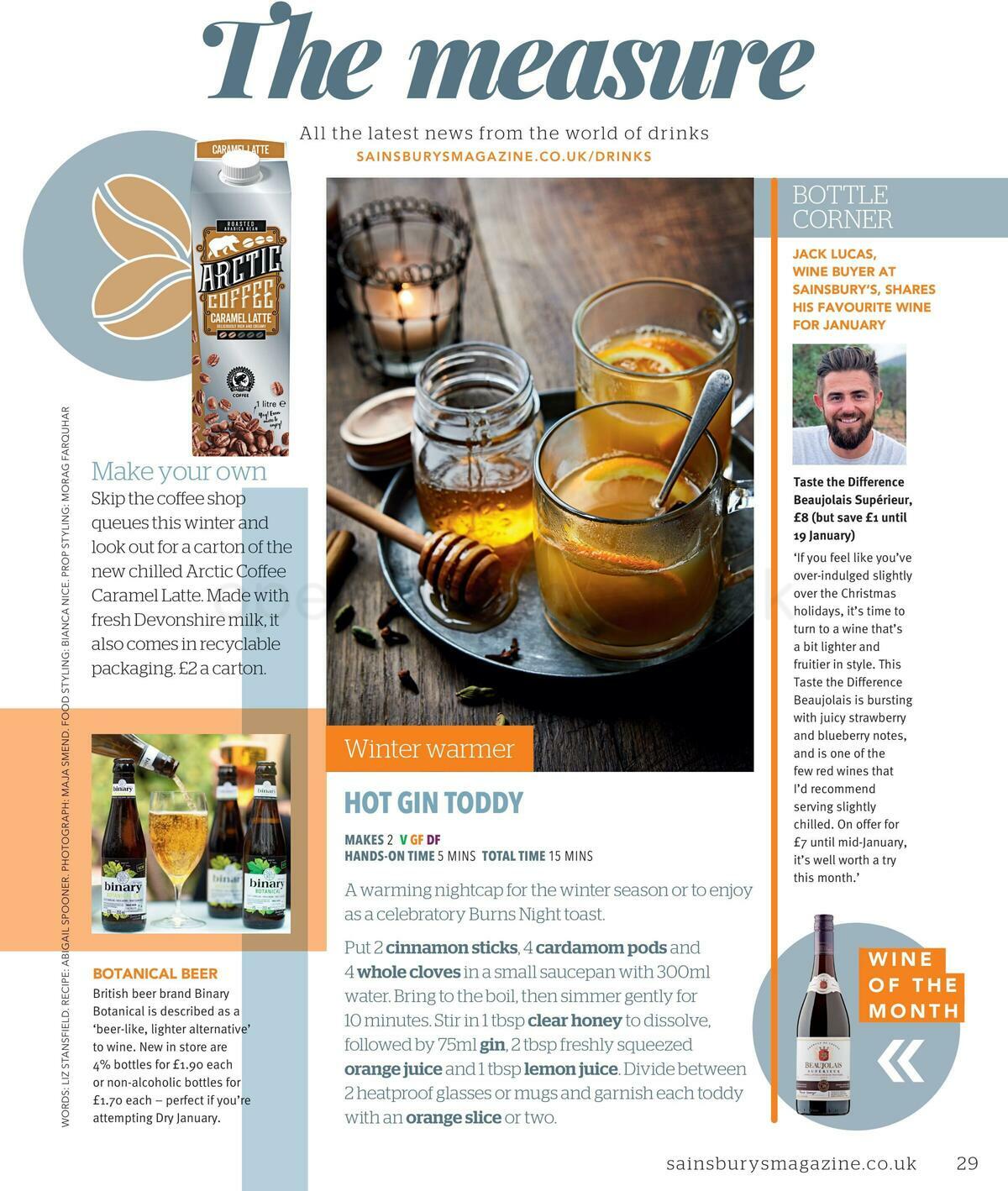 Sainsbury's Magazine January Offers from 6 January