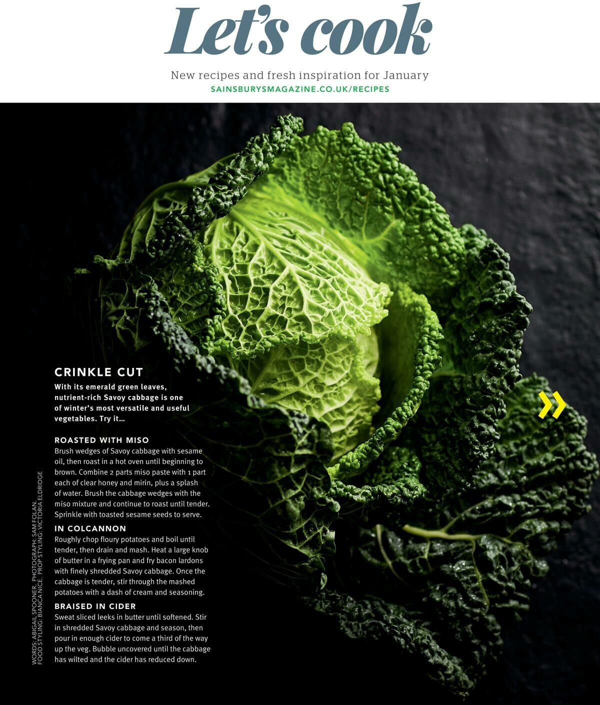 Sainsbury's Magazine January Offers from 6 January