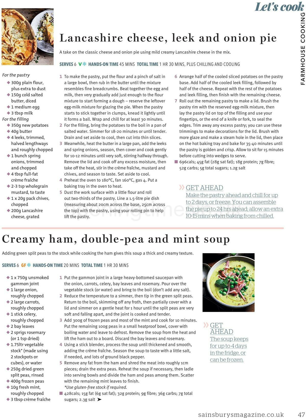 Sainsbury's Magazine January Offers from 6 January