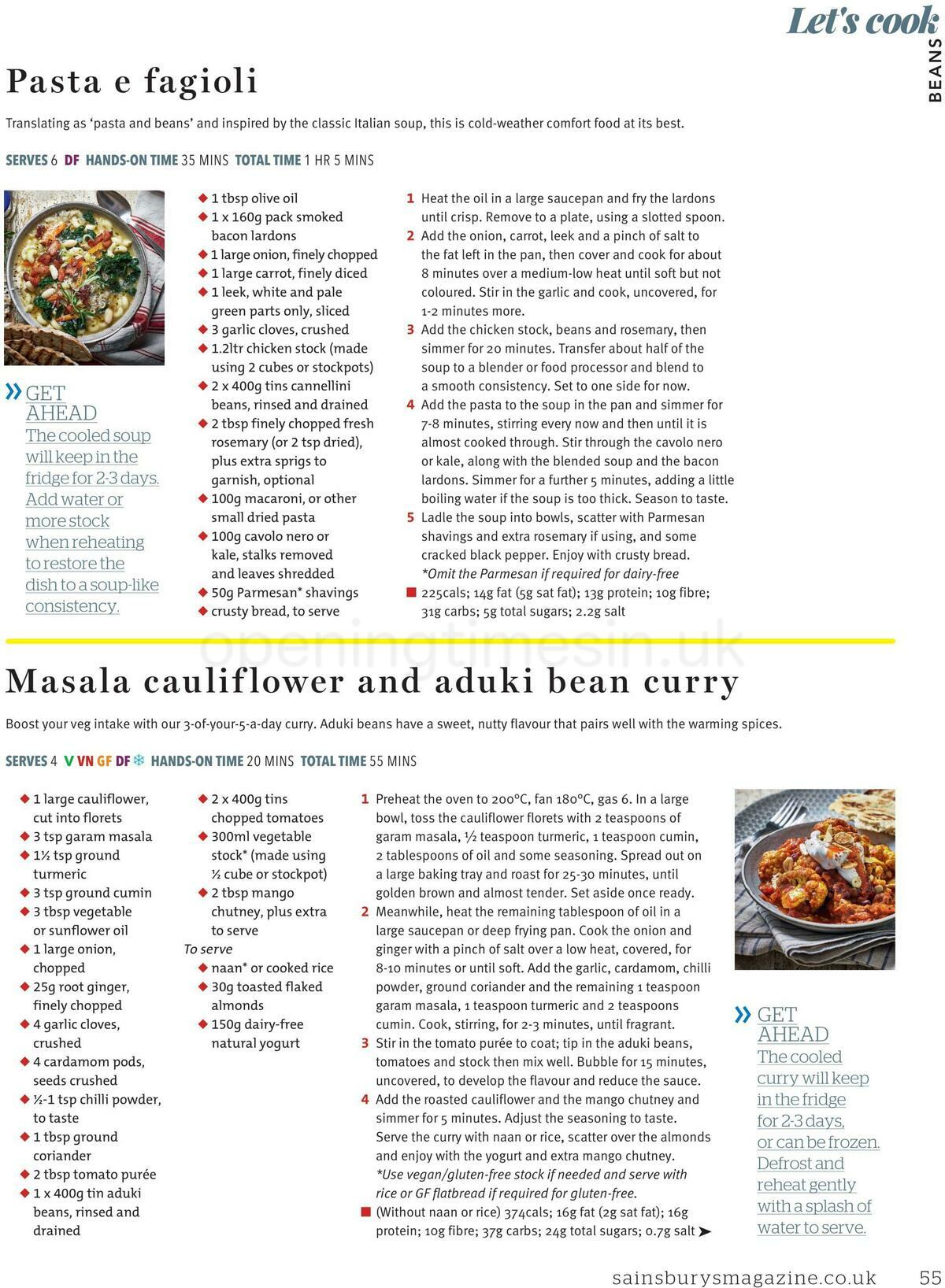 Sainsbury's Magazine January Offers from 6 January