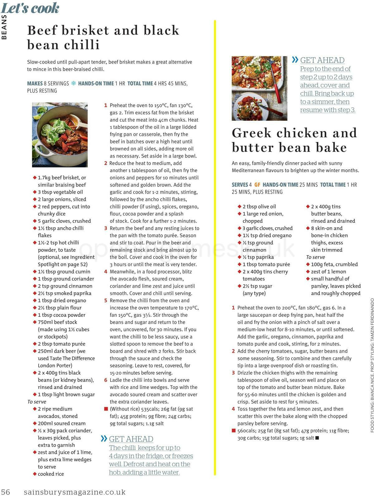 Sainsbury's Magazine January Offers from 6 January