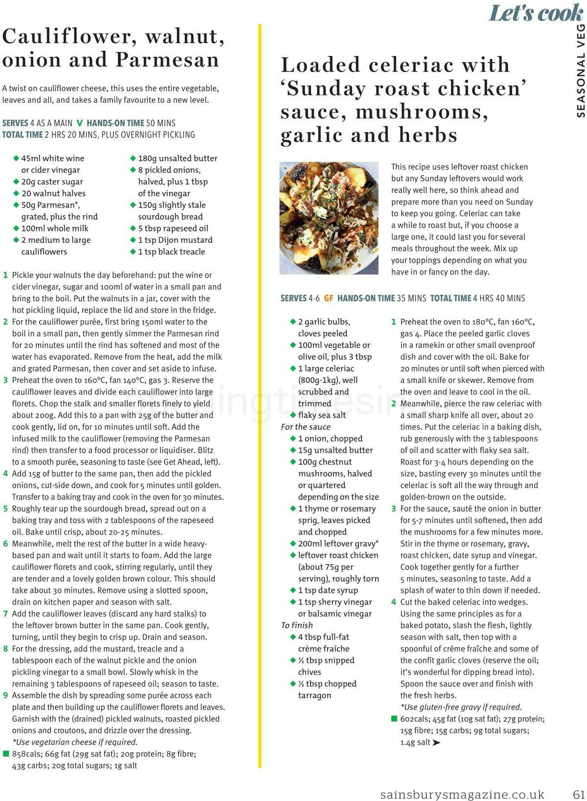 Sainsbury's Magazine January Offers from 6 January