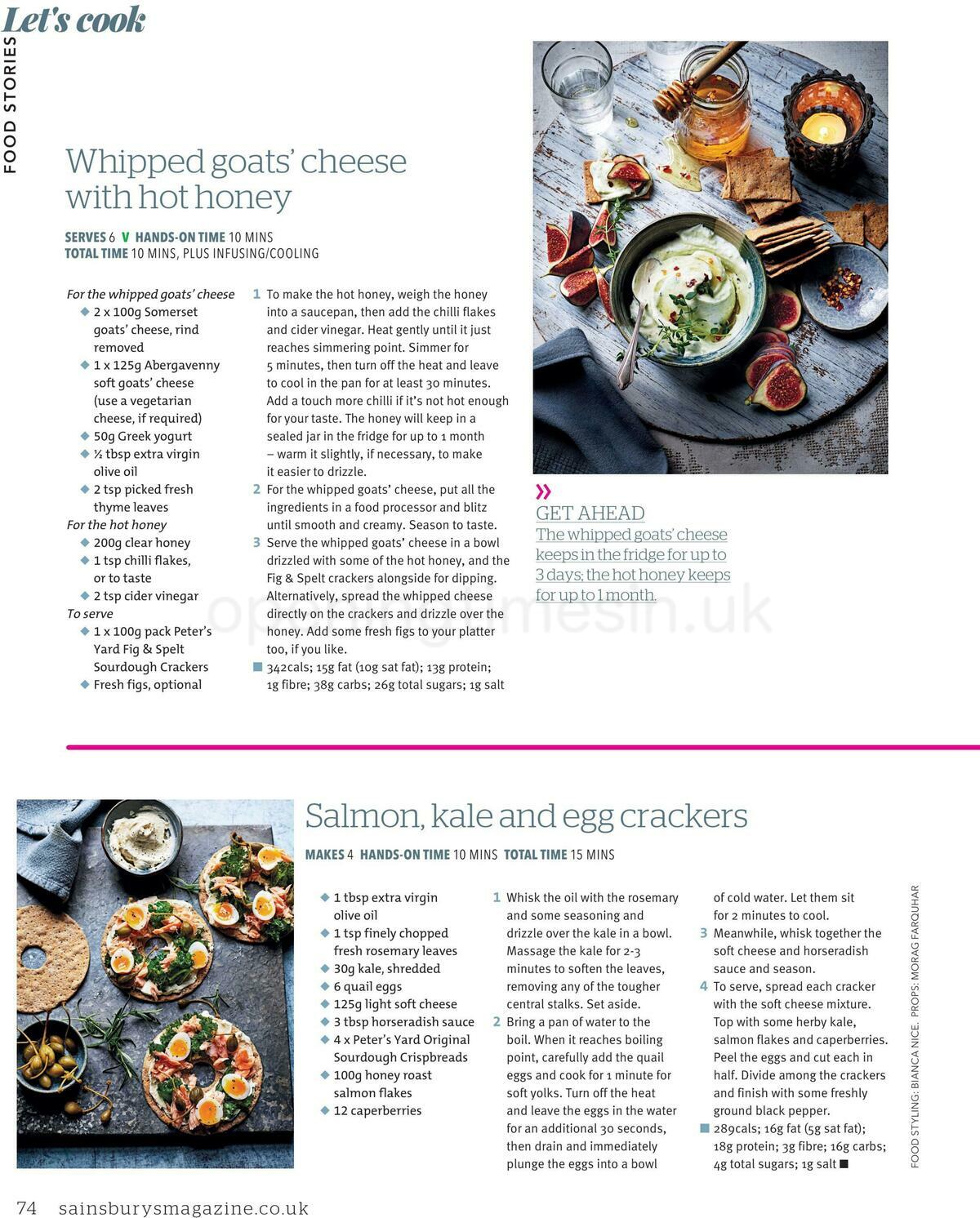 Sainsbury's Magazine January Offers from 6 January