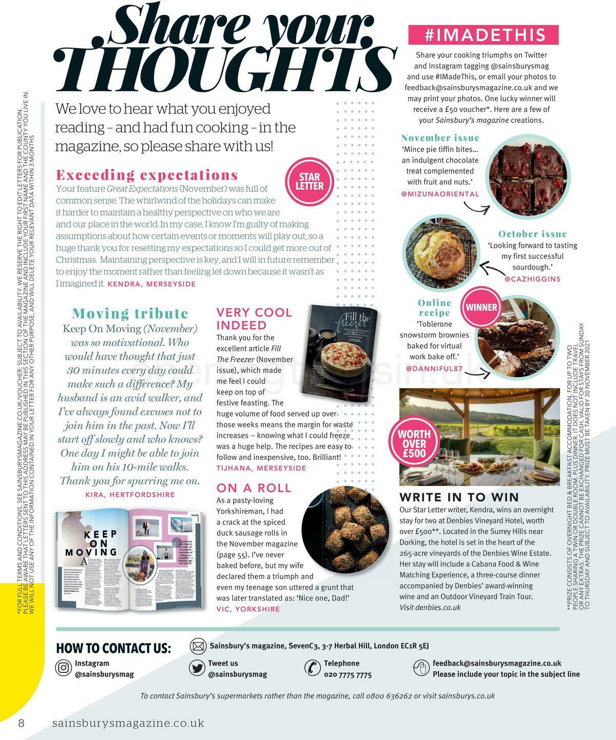 Sainsbury's Magazine January Offers from 6 January