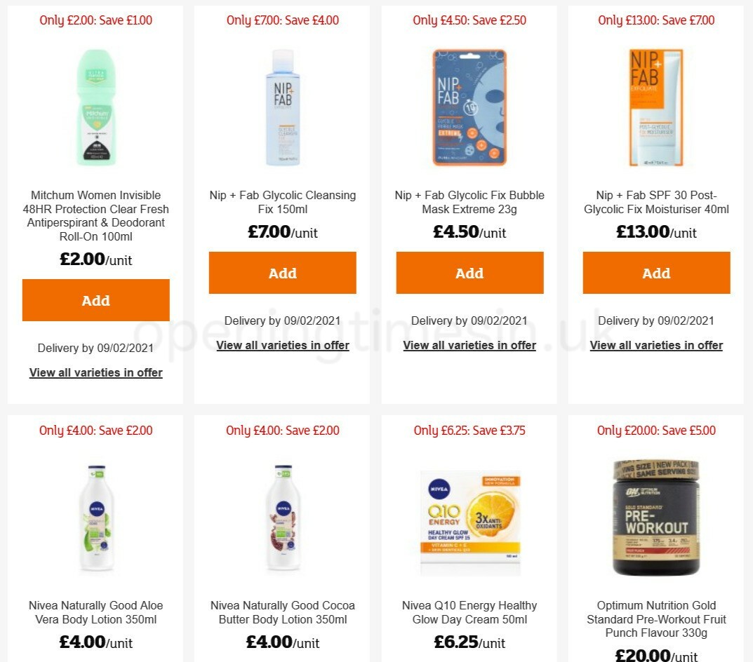 Sainsbury's Offers from 21 January