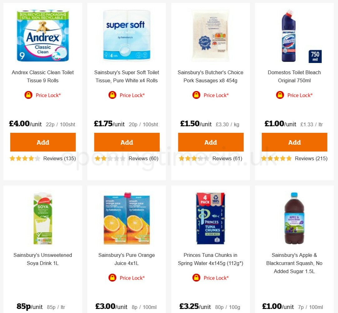 Sainsbury's Offers from 5 February