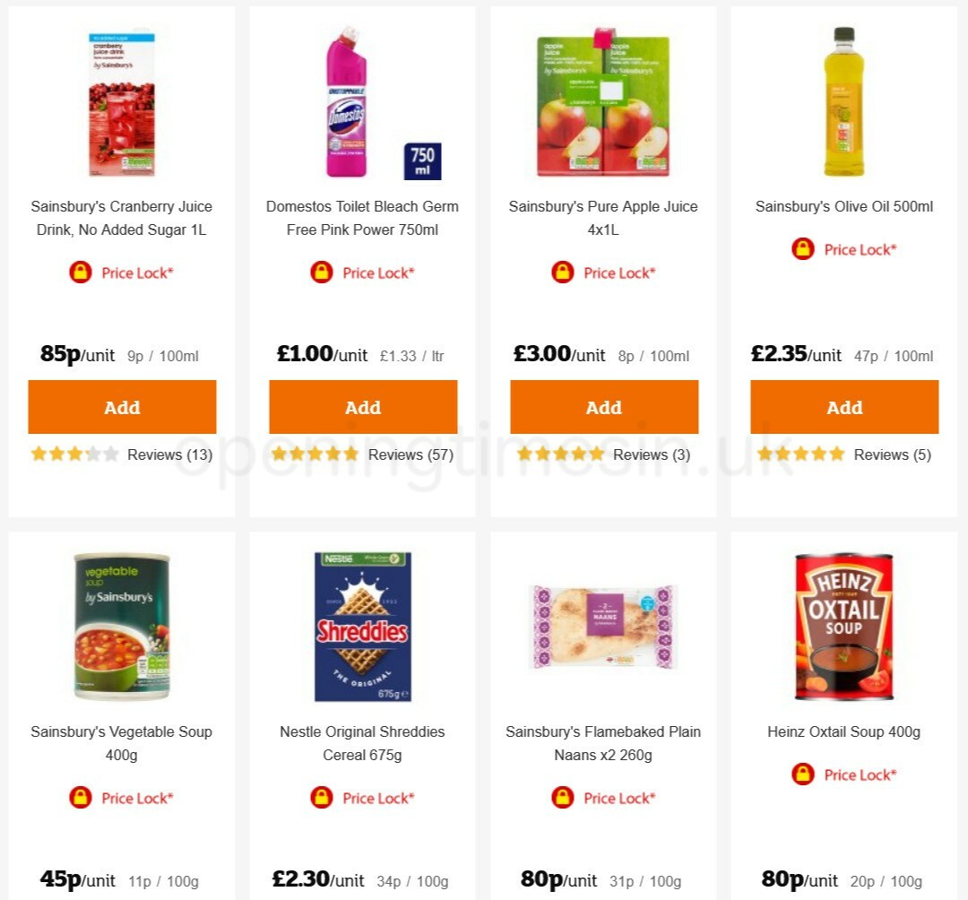 Sainsbury's Offers from 5 February
