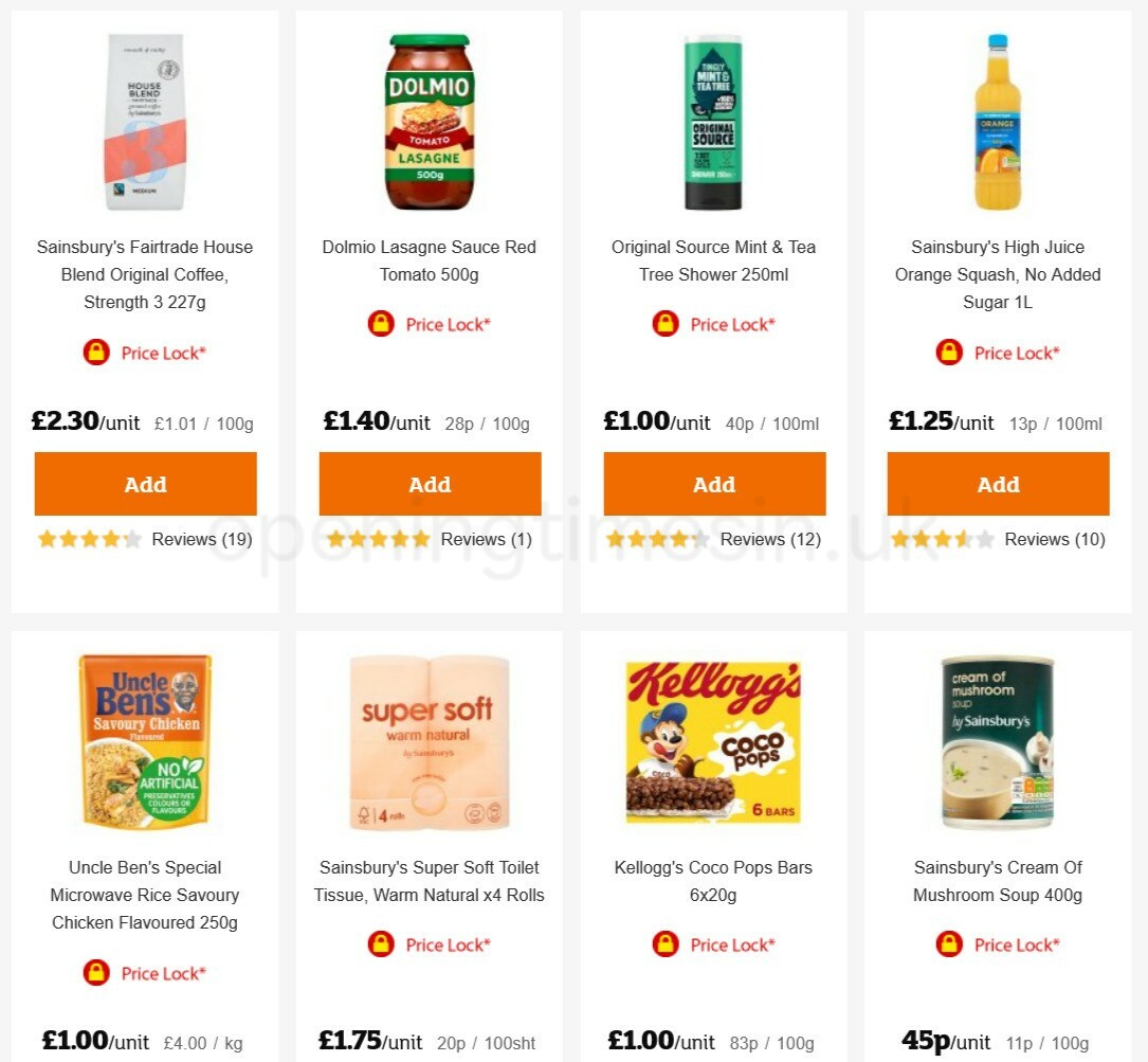 Sainsbury's Offers from 5 February