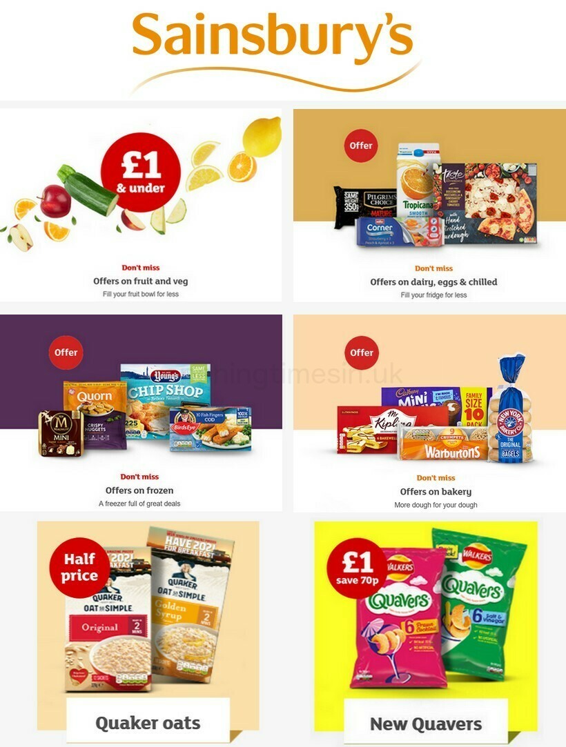 Sainsbury's Offers from 19 February
