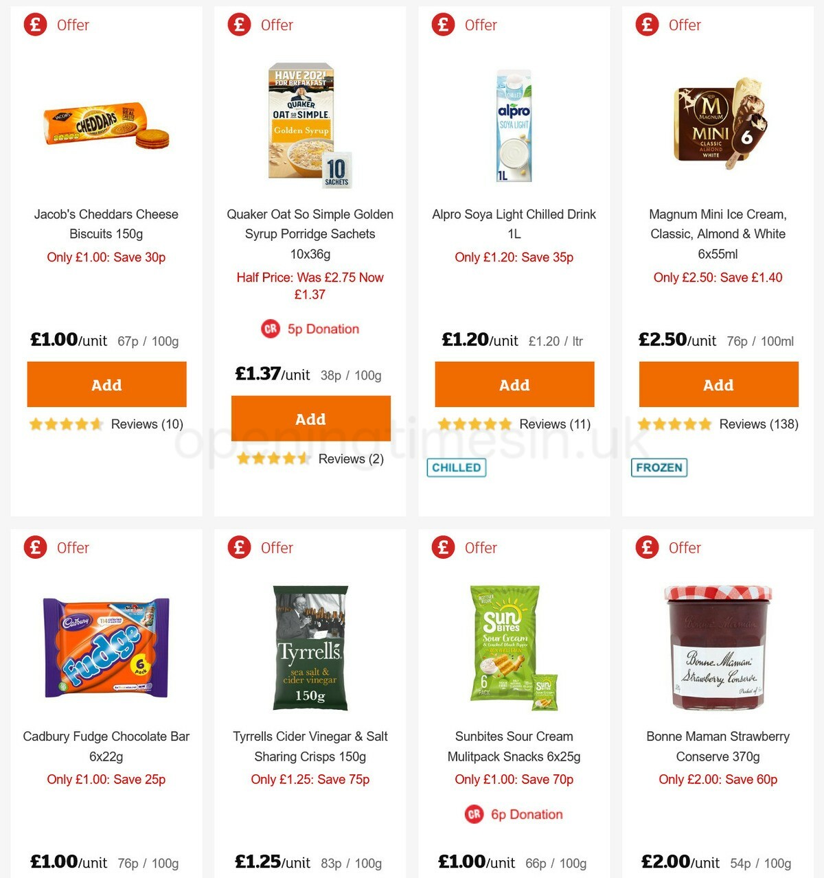 Sainsbury's Offers from 19 February