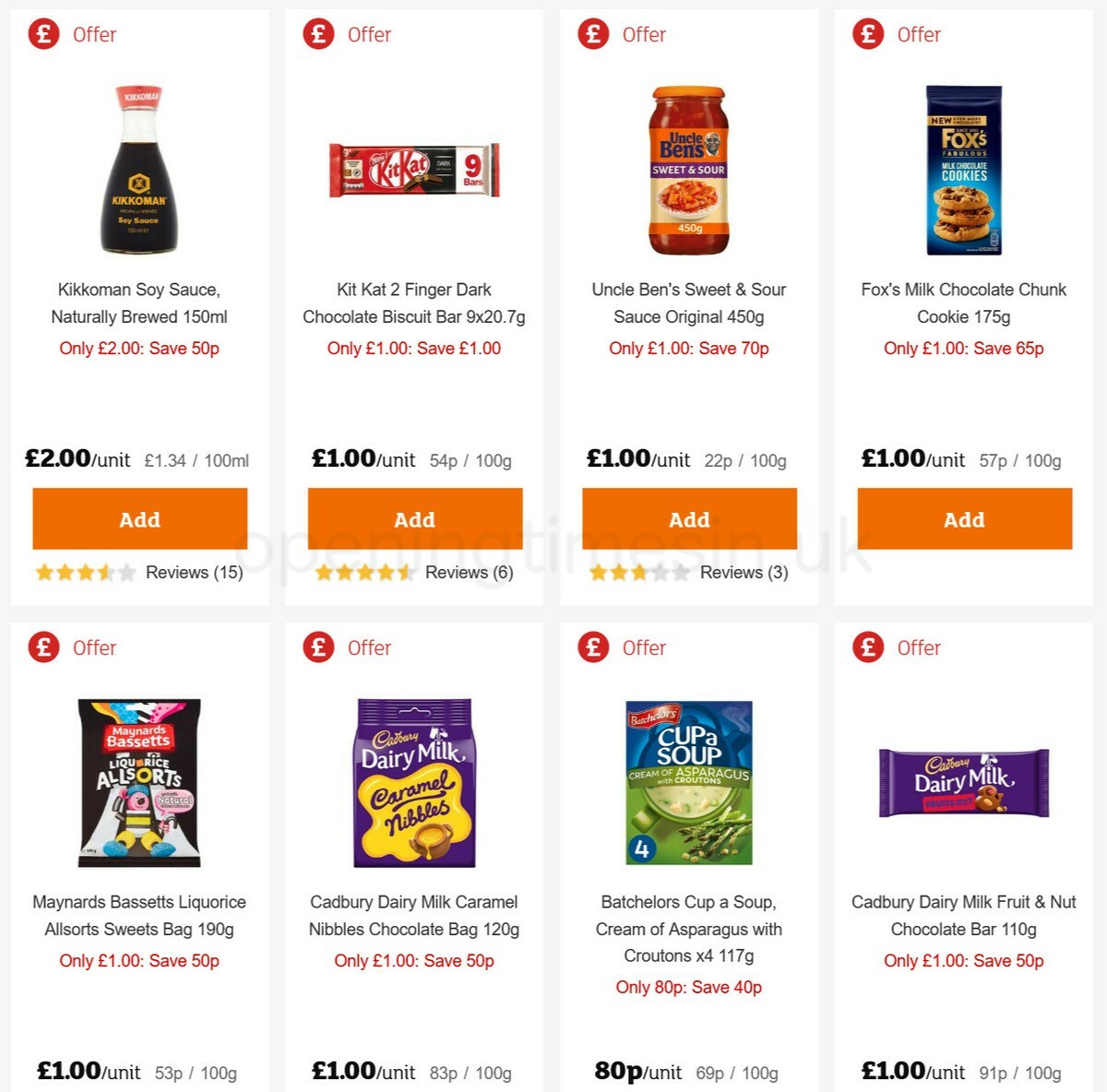 Sainsbury's Offers from 19 February