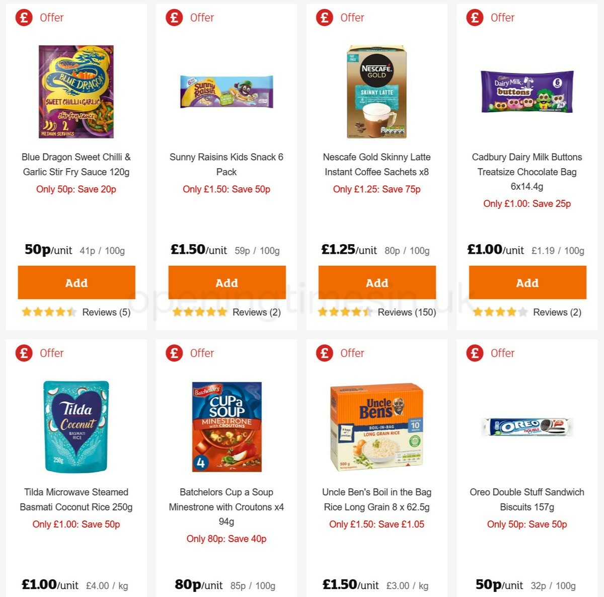 Sainsbury's Offers from 19 February