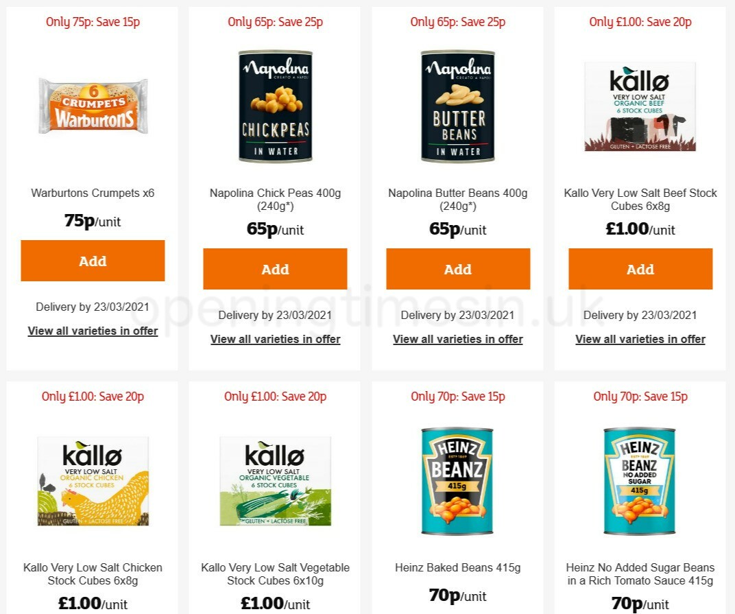 Sainsbury's Offers from 4 March