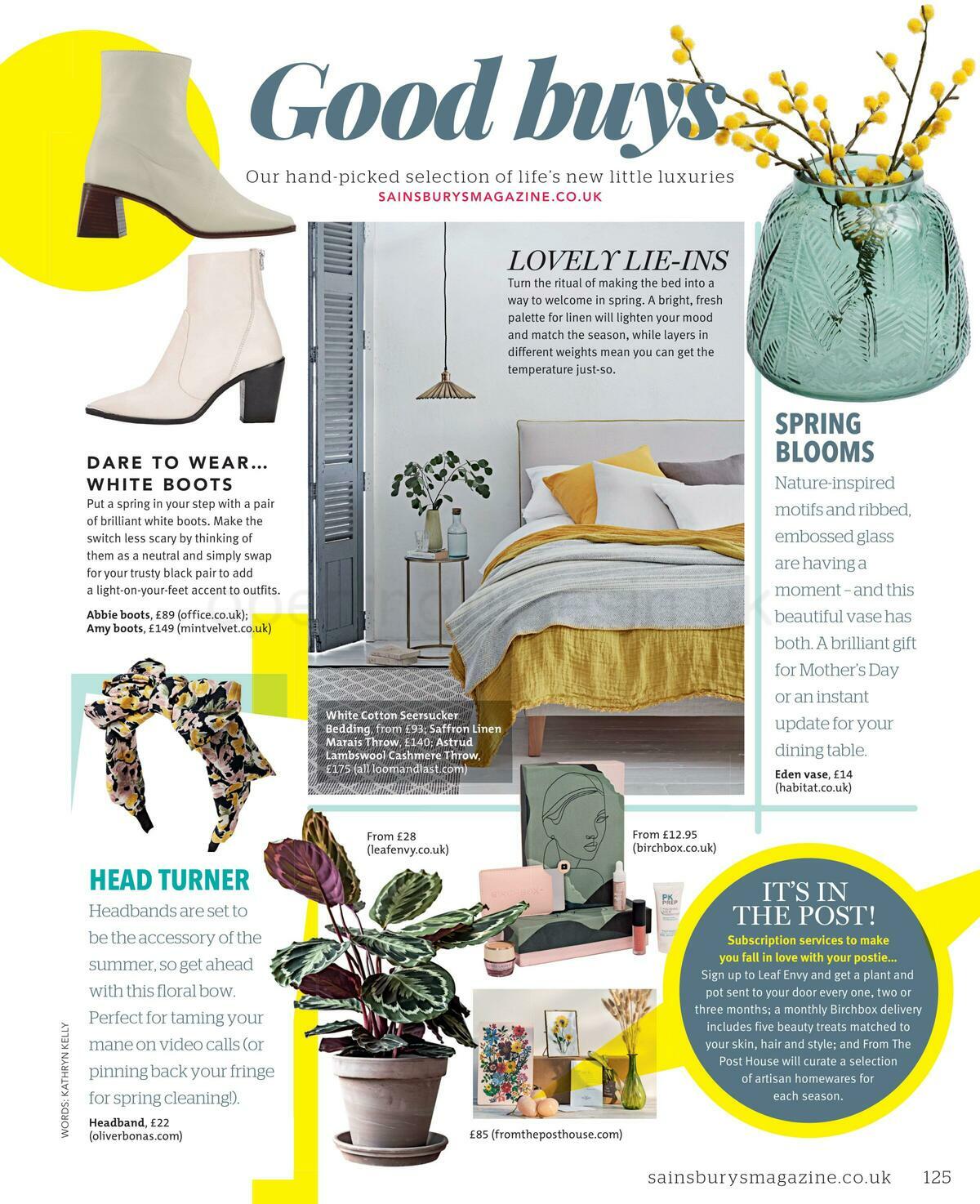 Sainsbury's Magazine March Offers from 1 March