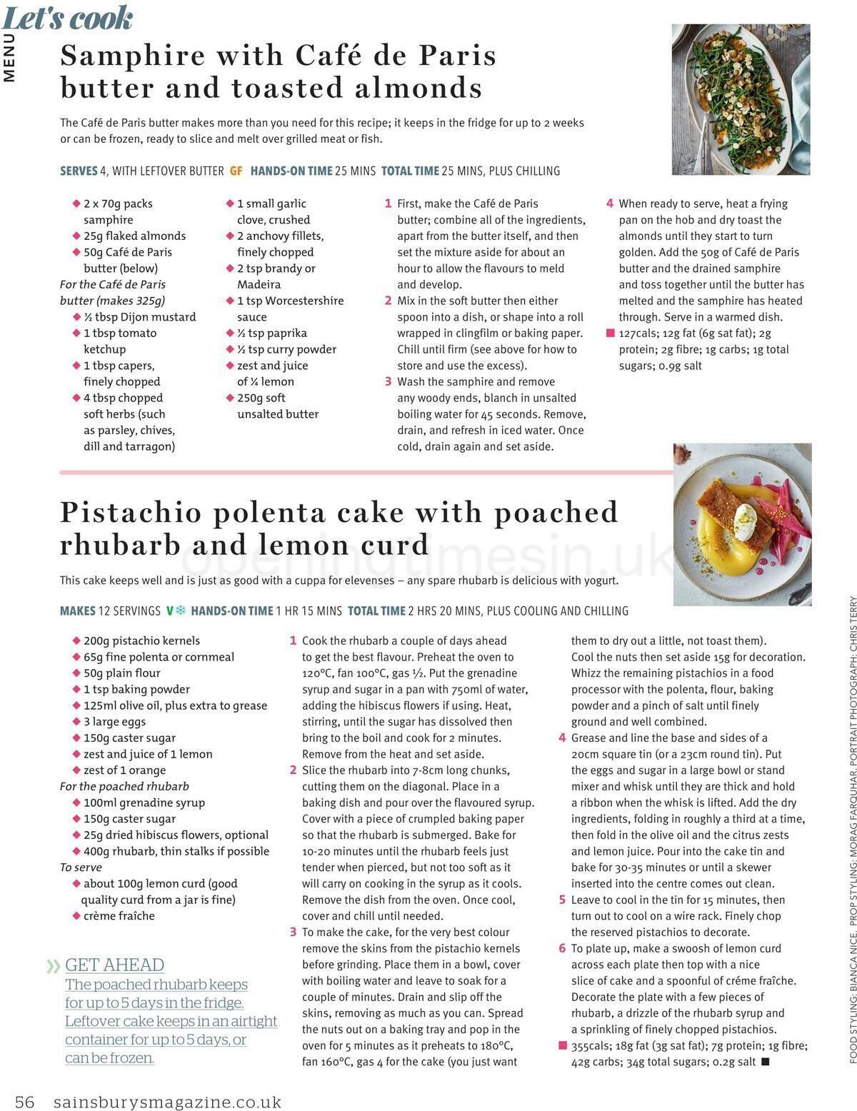 Sainsbury's Magazine March Offers from 1 March