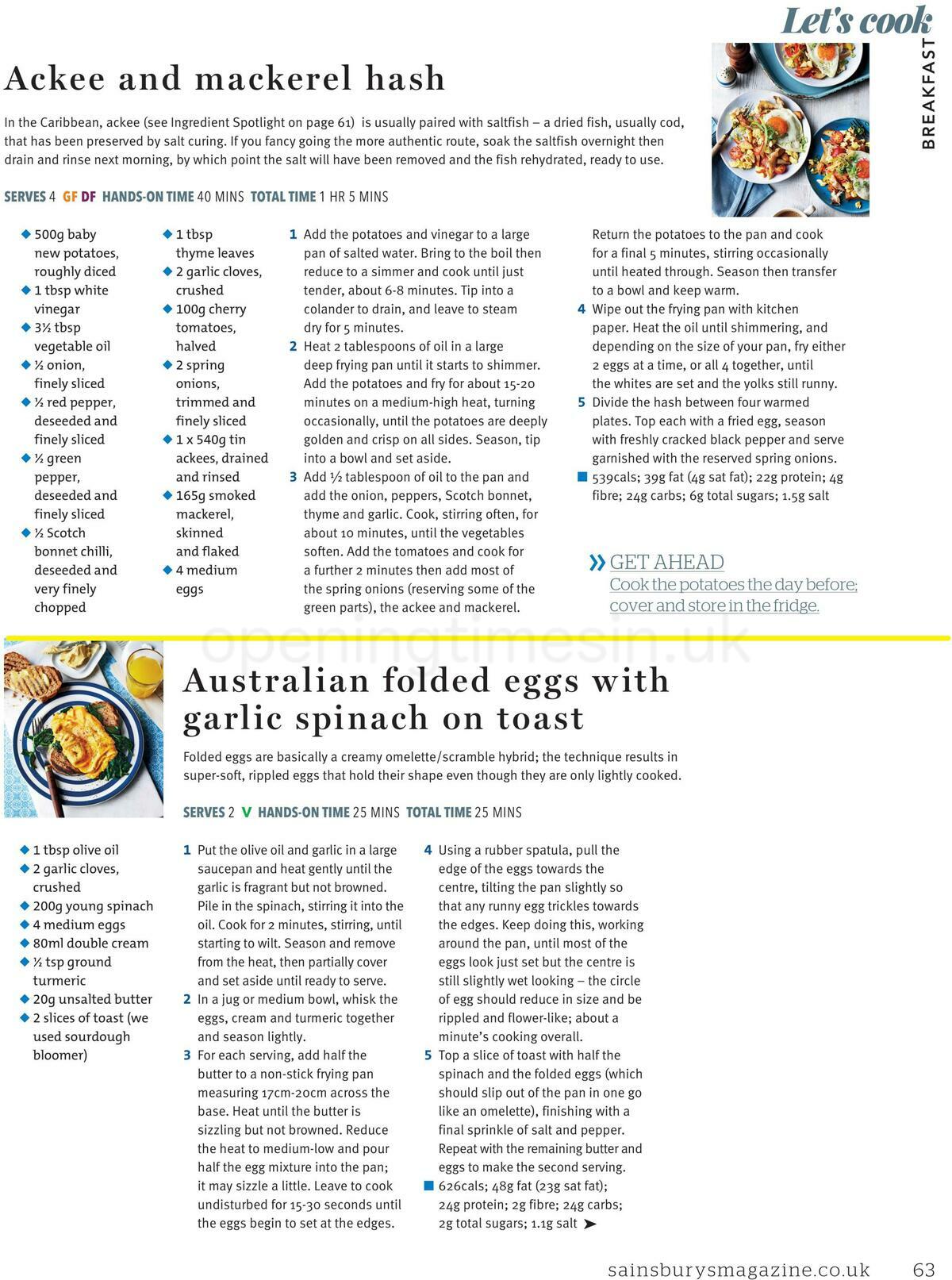 Sainsbury's Magazine March Offers from 1 March