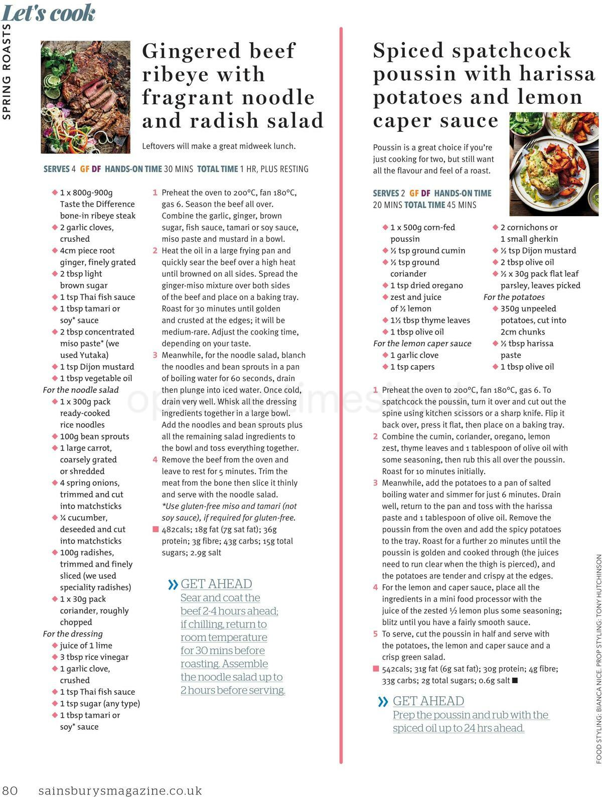 Sainsbury's Magazine March Offers from 1 March