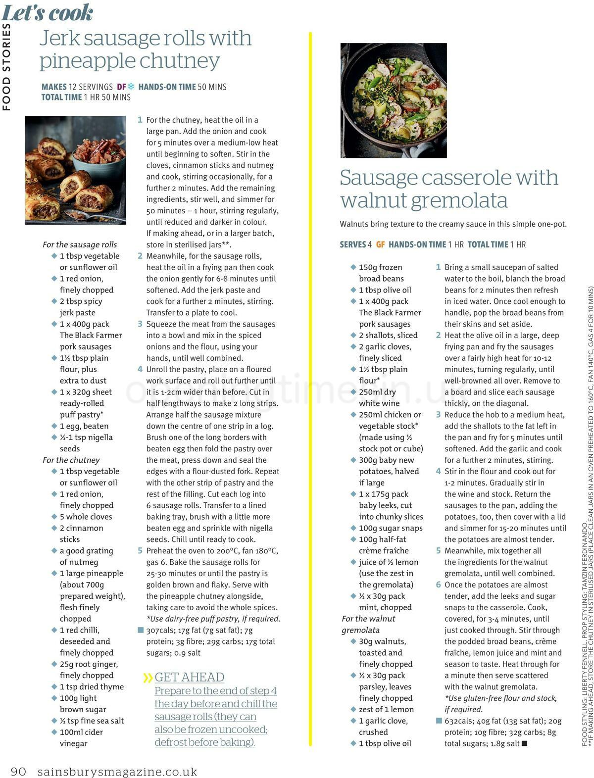 Sainsbury's Magazine March Offers from 1 March