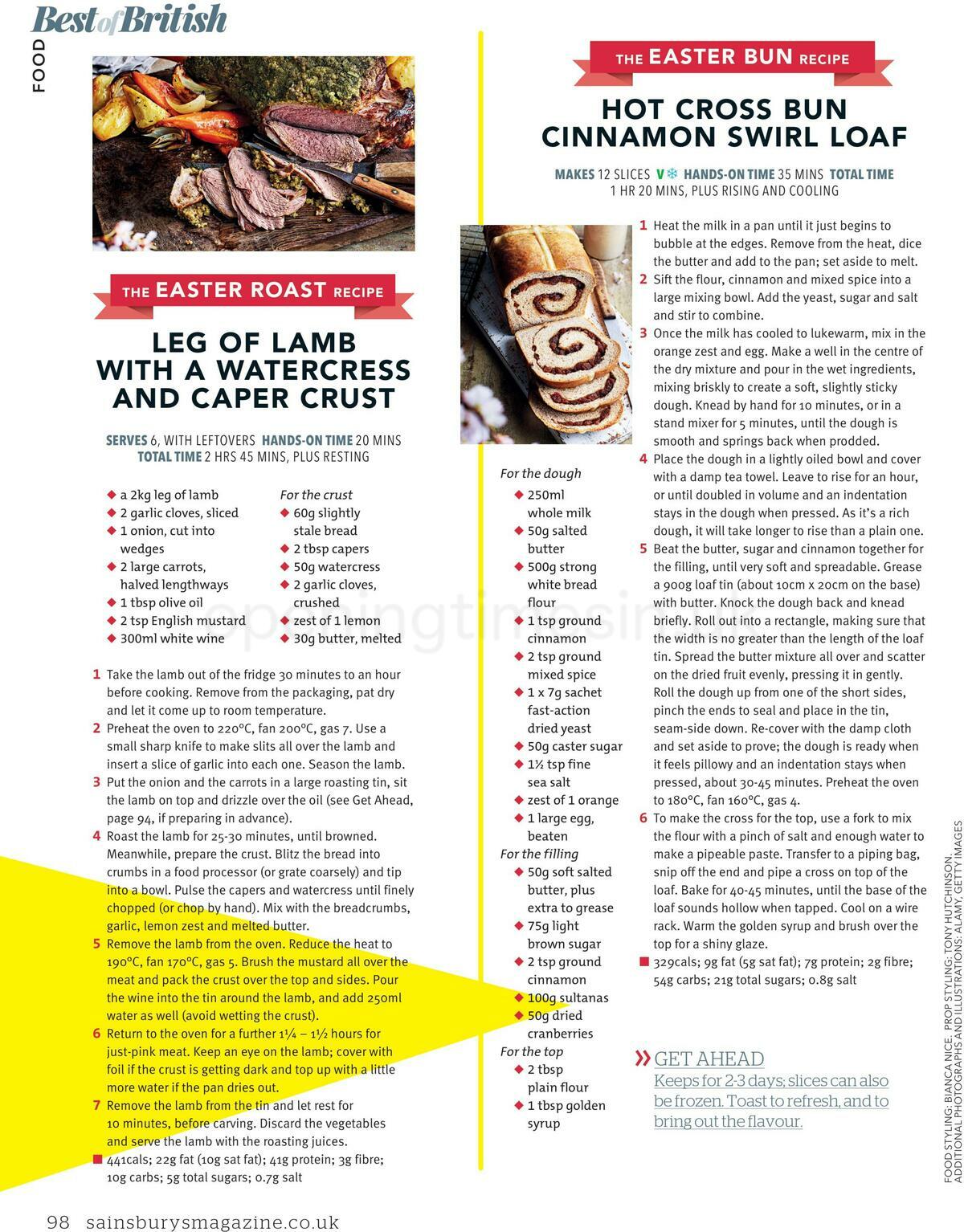 Sainsbury's Magazine March Offers from 1 March