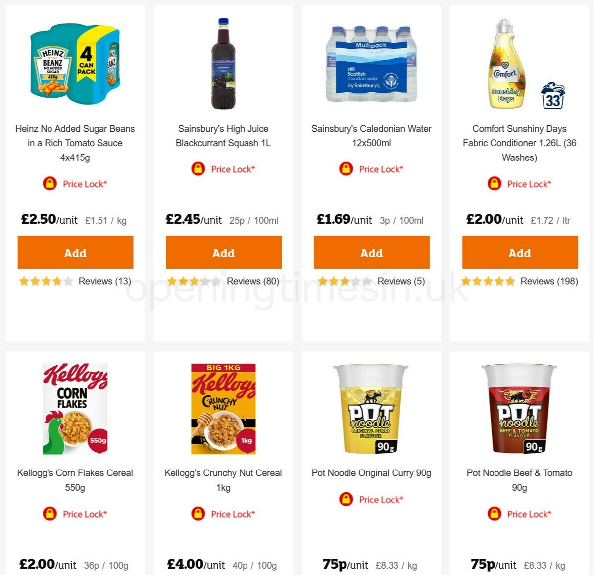 Sainsbury's Offers from 25 March
