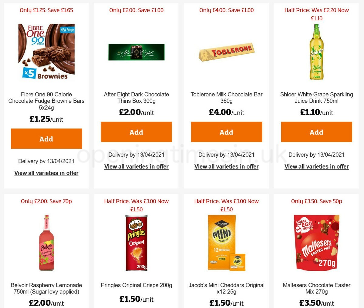 Sainsbury's Offers from 25 March
