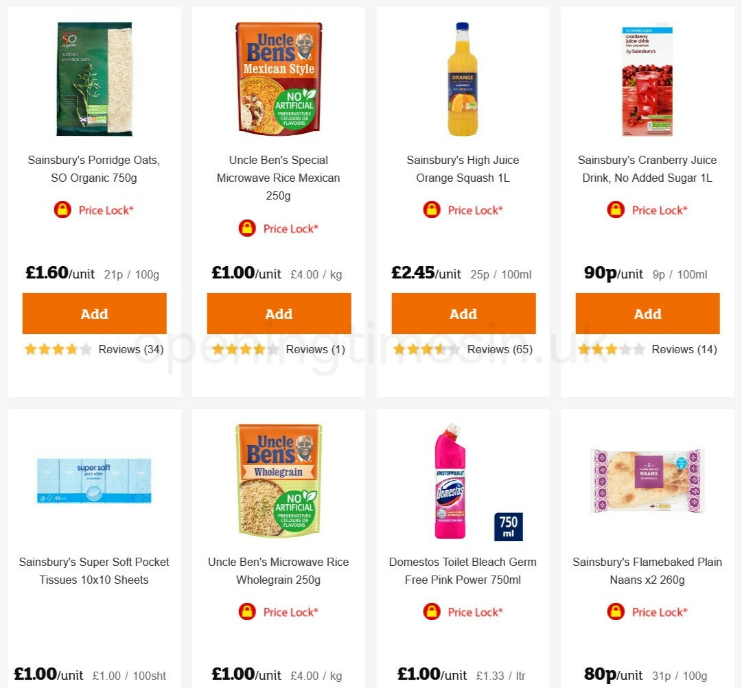 Sainsbury's Offers from 9 April