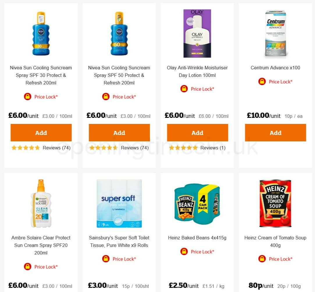 Sainsbury's Offers from 15 April