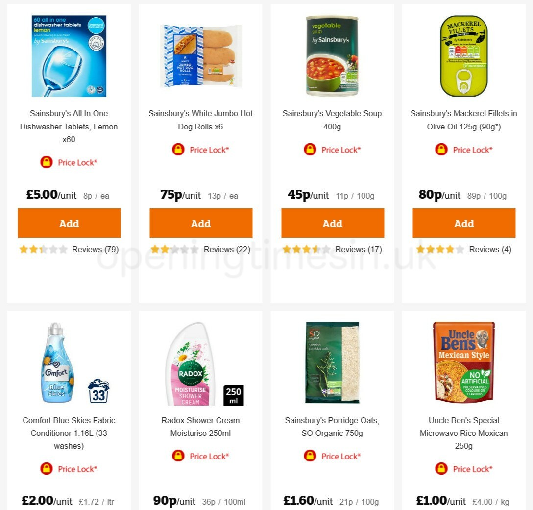 Sainsbury's Offers from 15 April