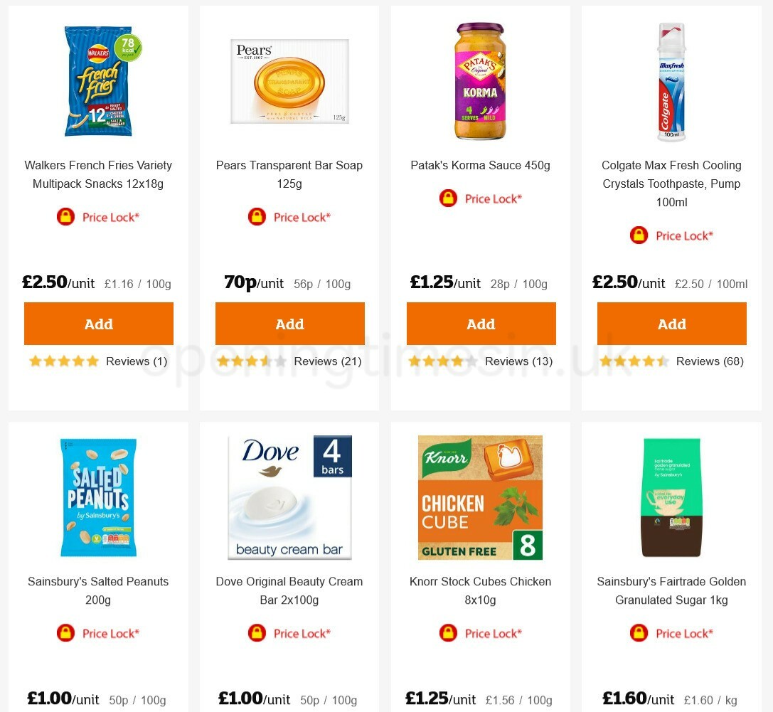 Sainsbury's Offers from 15 April