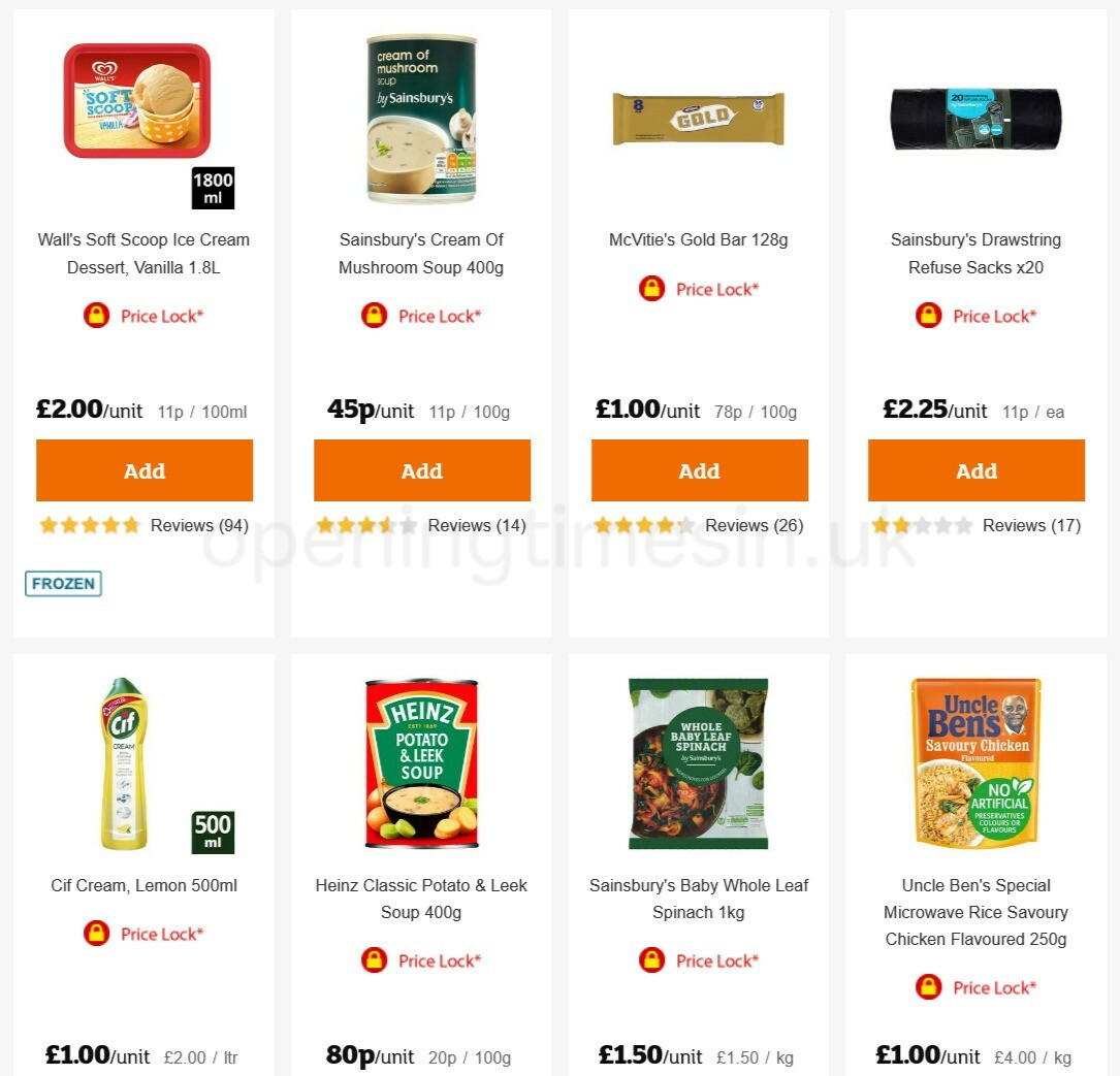 Sainsbury's Offers from 15 April
