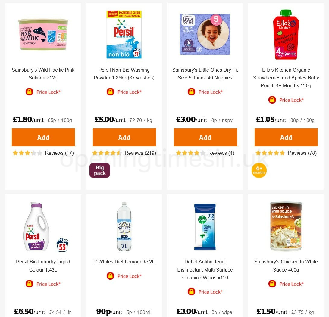 Sainsbury's Offers from 15 April