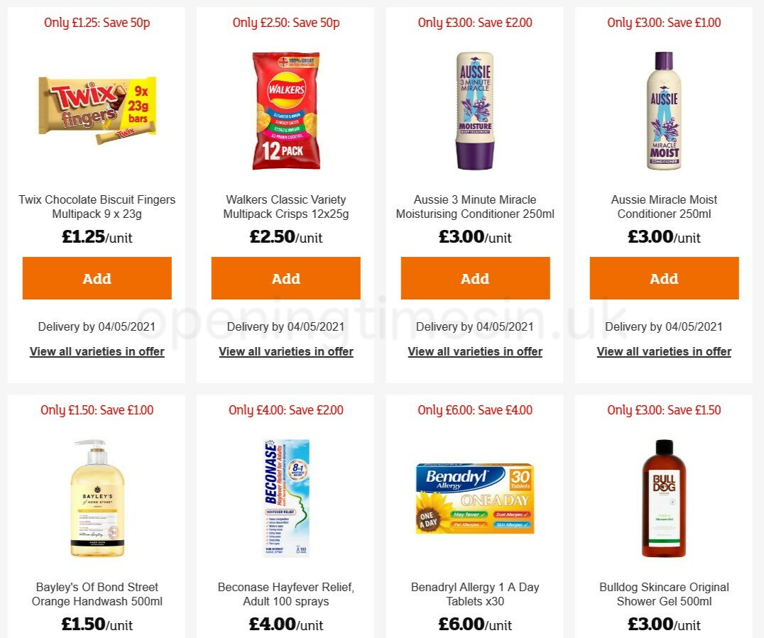 Sainsbury's Offers from 15 April