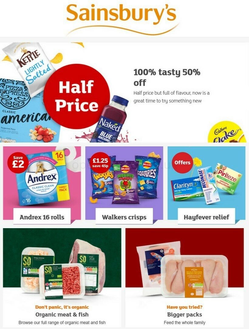 Sainsbury's Offers from 23 April
