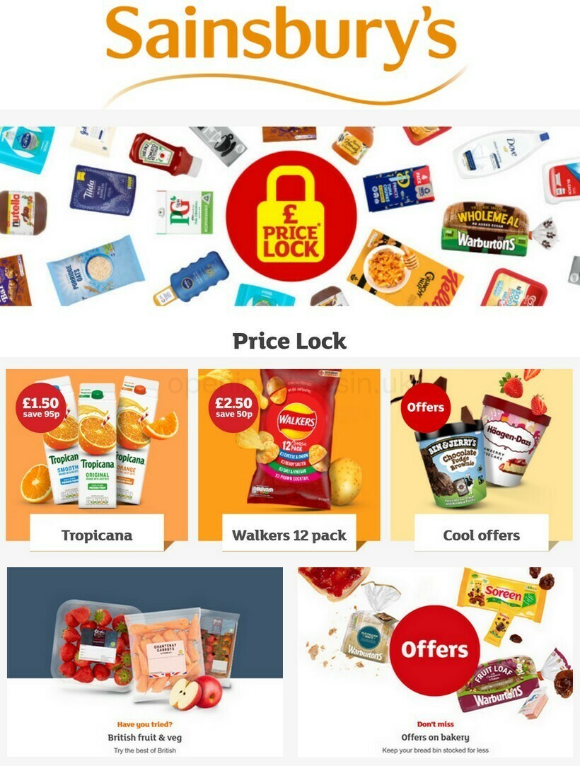 Sainsbury's Offers from 30 April