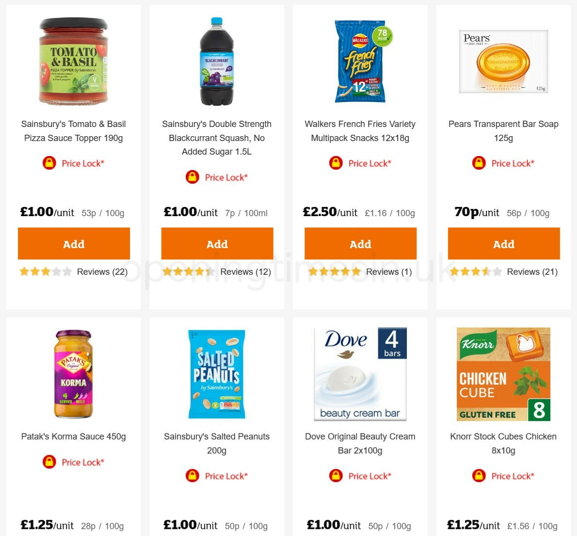 Sainsbury's Offers from 30 April