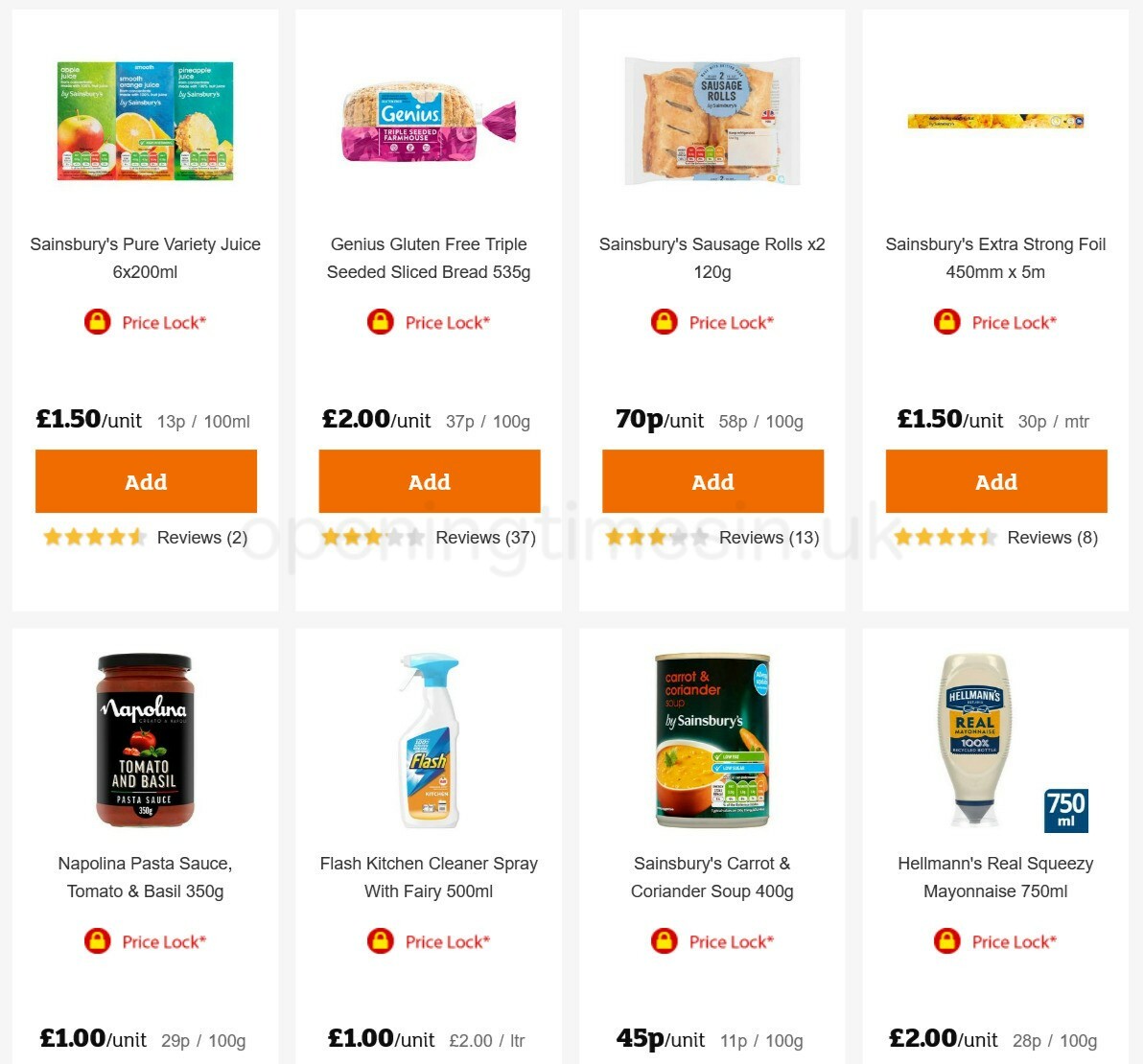 Sainsbury's Offers from 30 April