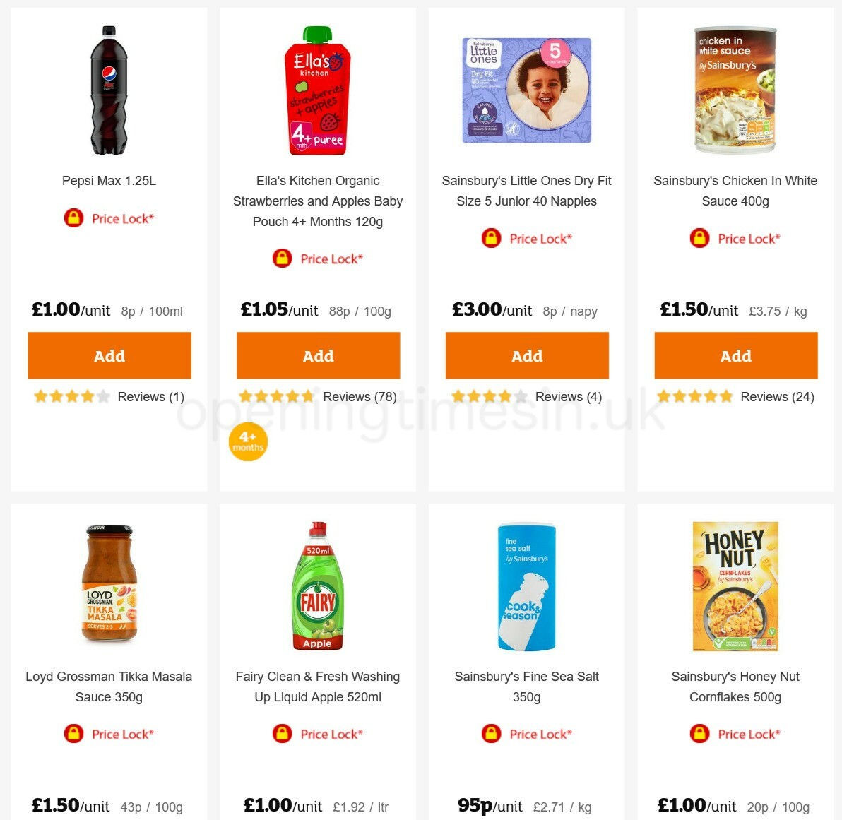 Sainsbury's Offers from 30 April