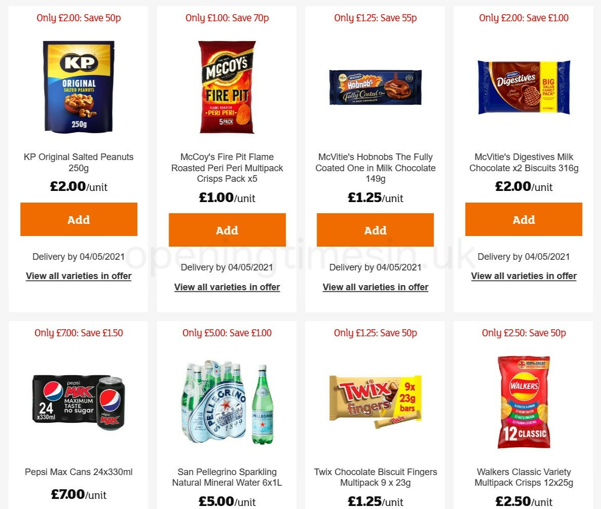 Sainsbury's Offers from 30 April