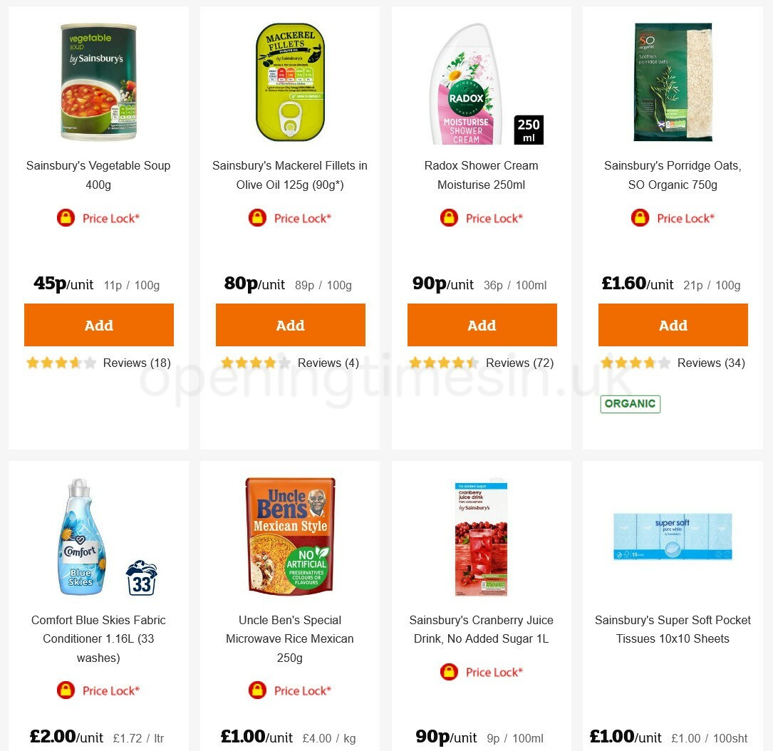 Sainsbury's Offers from 6 May
