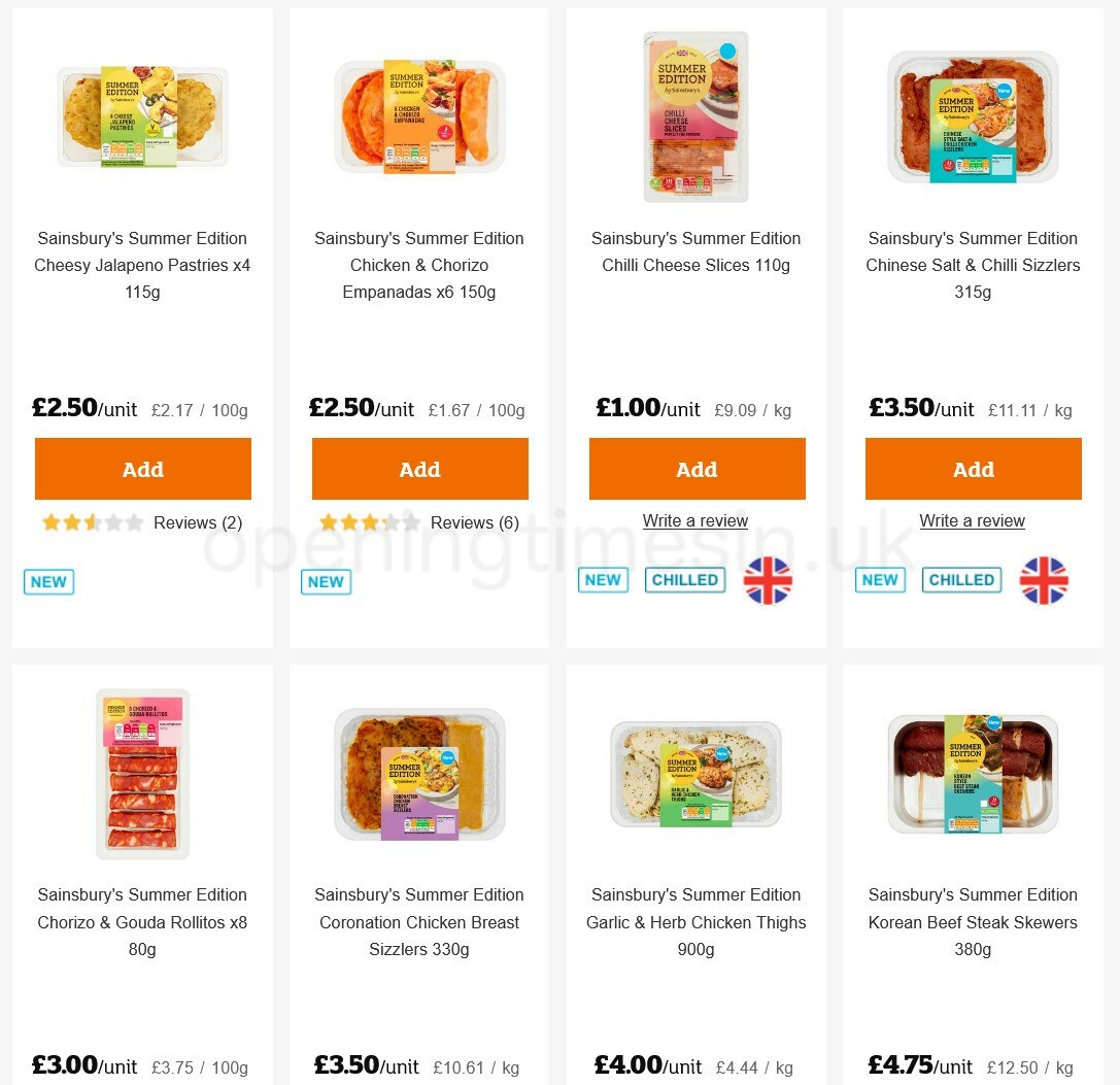Sainsbury's Offers from 6 May