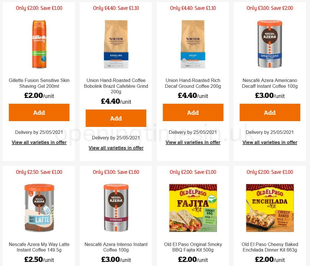 Sainsbury's Offers from 6 May