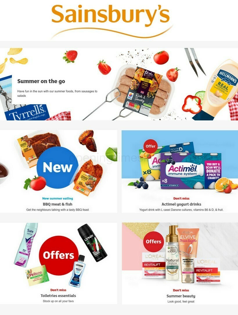 Sainsbury's Offers from 14 May